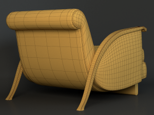 jacques emile ruhlmann chair Modelo 3D