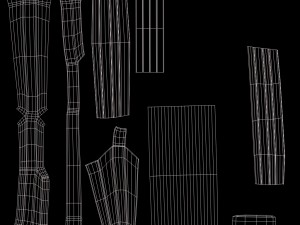 rare italian lounge chair 3D Model