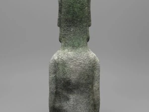 easter island moai statue 3D Model