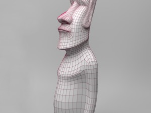 easter island moai statue Modelo 3D