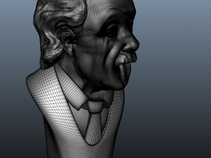 albert einstein bust 3D मॉडल