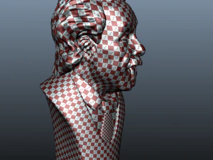 albert einstein bust 3D Model
