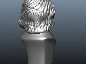 albert einstein bust 3D Model