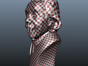 albert einstein bust 3D Model