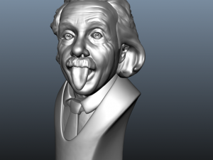 albert einstein bust 3D मॉडल