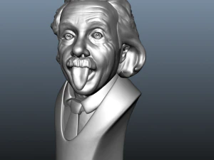 albert einstein bust 3D Model