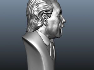 albert einstein bust 3D मॉडल