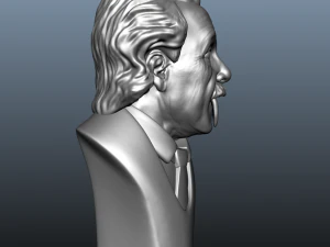 albert einstein bust 3D Model