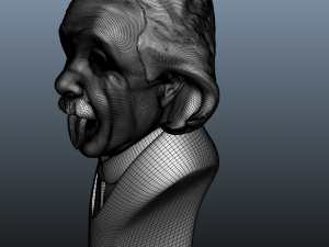 albert einstein bust 3D मॉडल