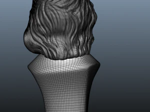 albert einstein bust 3D Model