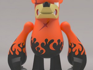 knuckle bear toy 3D Model