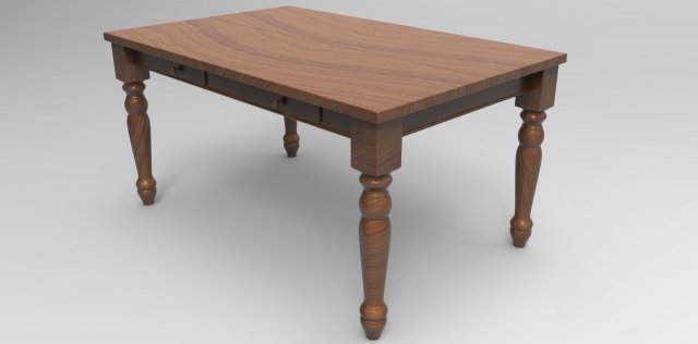 table 3D Model .c4d .max .obj .3ds .fbx .stl .blend 