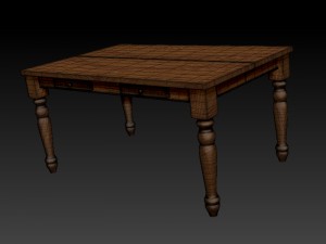 table 3D Model