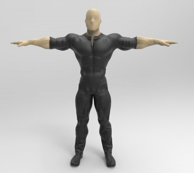 faceless bodybuilder musclar man 3D मॉडल .c4d .max .obj .3ds .fbx .stl .blend 