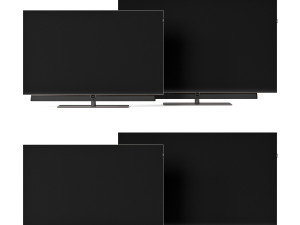 Loewe Bild 565 And 555 Oled With Soundbar Modello 3D