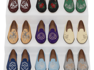 Mens Loafers Modèle 3D