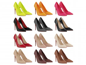 Christian Louboutin Kate 100 collection 3D Model