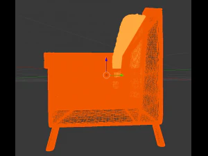 leather sofa 3D Model