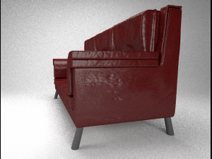 leather sofa 3D Model