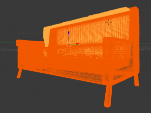 leather sofa 3D Model