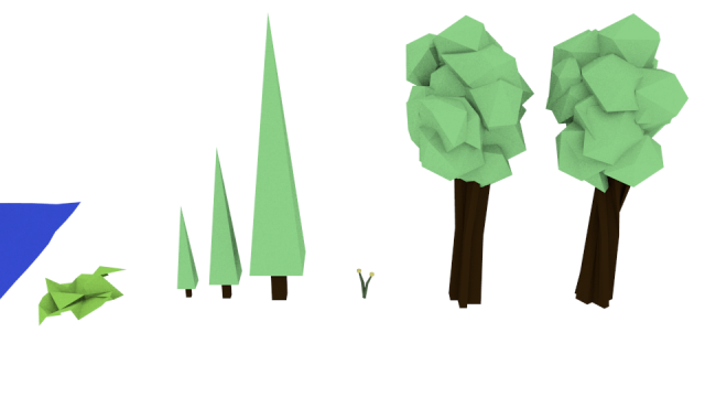 Ultimate nature low poly pack 3Dモデル .c4d .max .obj .3ds .fbx .stl .blend 