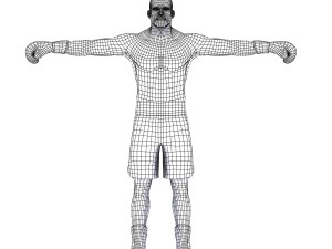 professional boxer 3D 모델