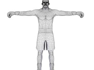 professional boxer 3D Model