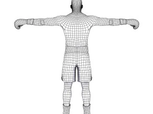 professional boxer 3D Model
