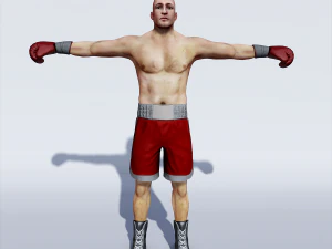 professional boxer 3D Model
