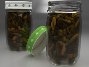 pickled chillies 3D Model