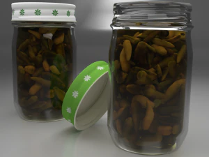 pickled chillies 3D Model