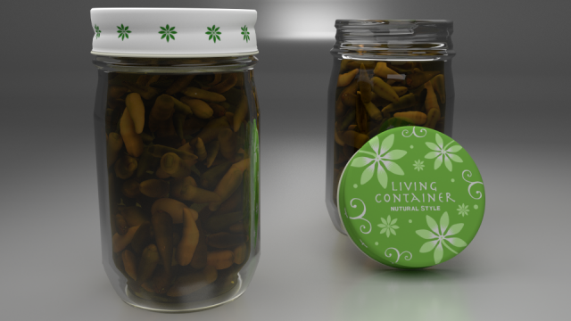 pickled chillies 3D Model .c4d .max .obj .3ds .fbx .stl .blend 