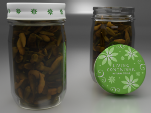 pickled chillies 3D 모델
