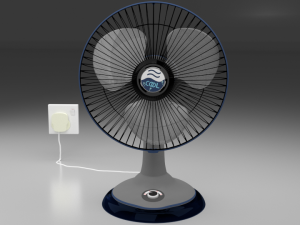 table fan Model 3D