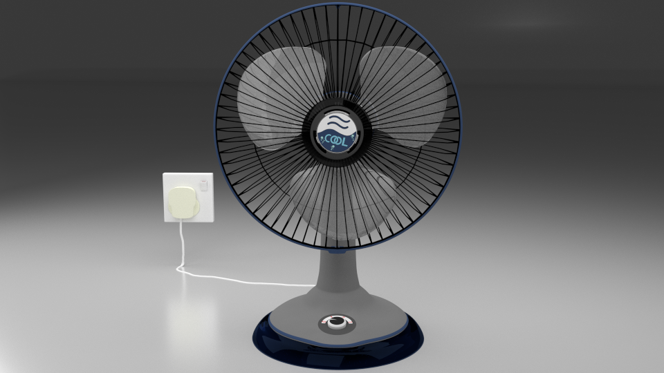 Fan 3d model. Минифан. Hand Fan 3d model.