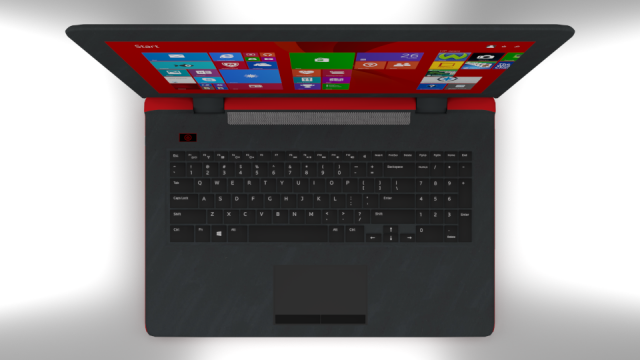 low poly laptop Modèle 3D .c4d .max .obj .3ds .fbx .stl .blend