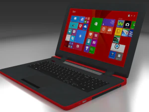 low poly laptop 3D Model