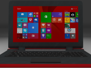 low poly laptop Modèle 3D