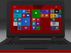low poly laptop 3D Model