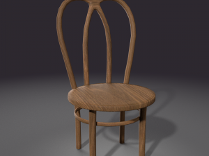 wooden chair 3D Model