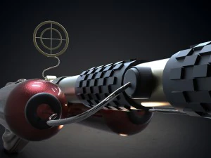 steampunk t&uuml;fekler 3D Model