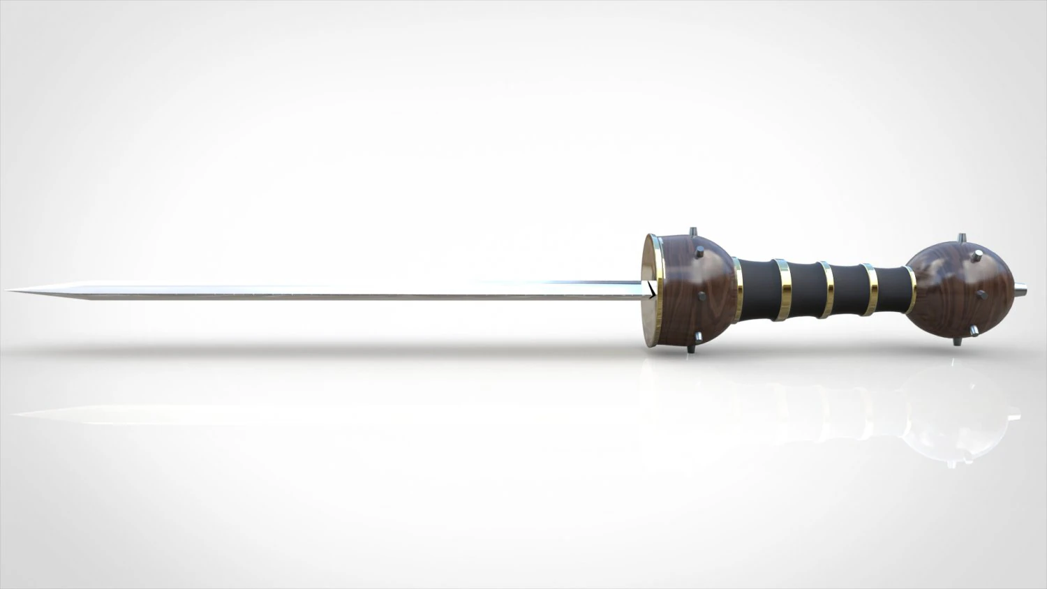 roman gladius sword 3D Model .c4d .max .obj .3ds .fbx .stl .blend 