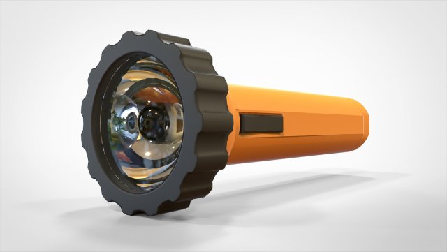 flashlight Modèle 3D .c4d .max .obj .3ds .fbx .stl .blend 