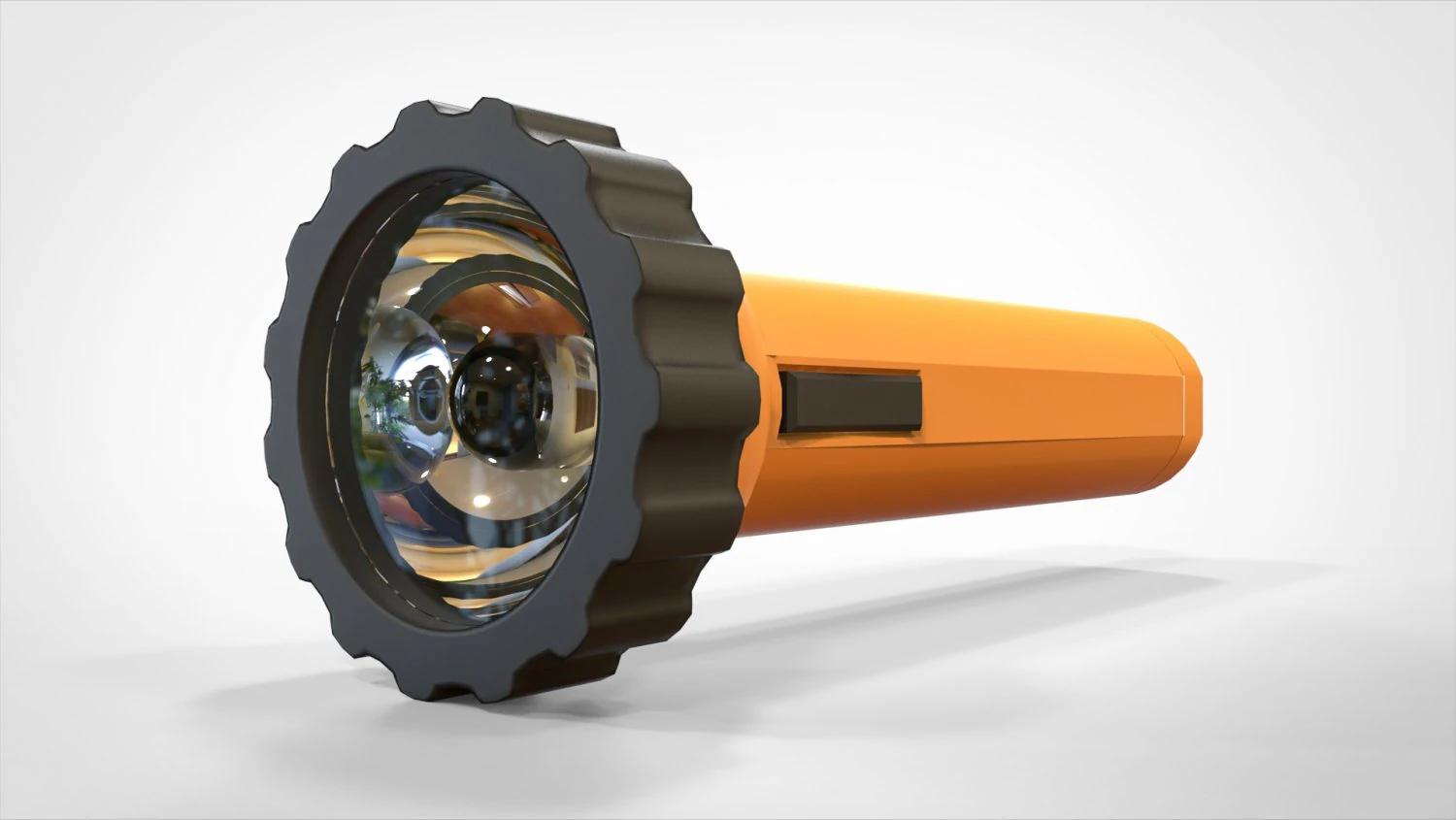 flashlight 3D Model .c4d .max .obj .3ds .fbx .stl .blend 