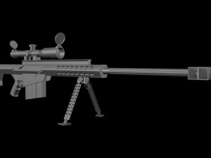 barret 50 3D Model