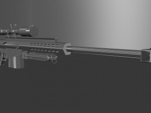 barret 50 3D Model