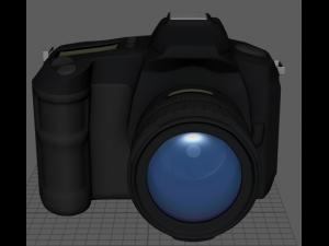 dslr camera Modelo 3D