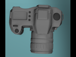 dslr camera Modelo 3D