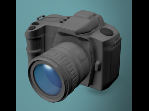 dslr camera Modelo 3D