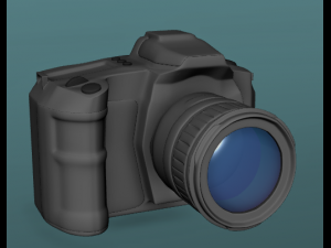 dslr camera Modelo 3D